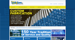 Desktop Screenshot of lordandsons.com